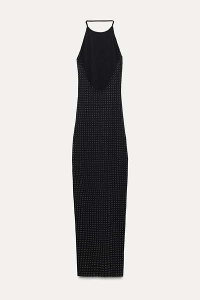 Halter™ | Rhinestone Elegance Dress