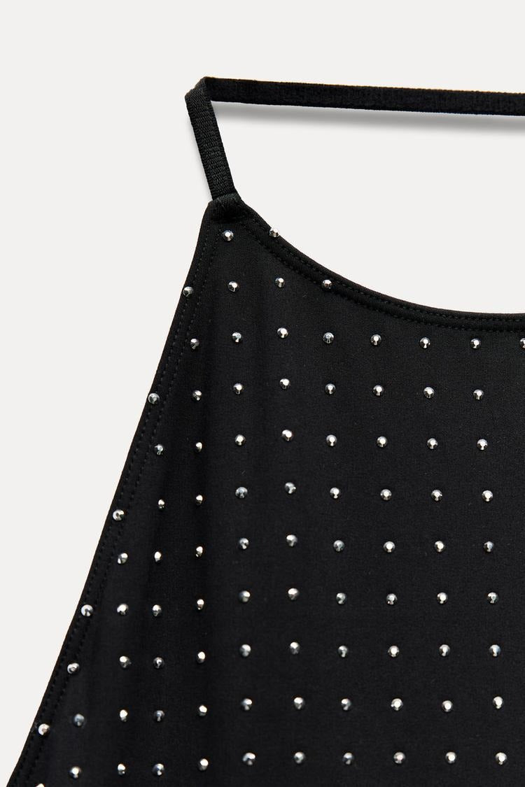 Halter™ | Rhinestone Elegance Dress