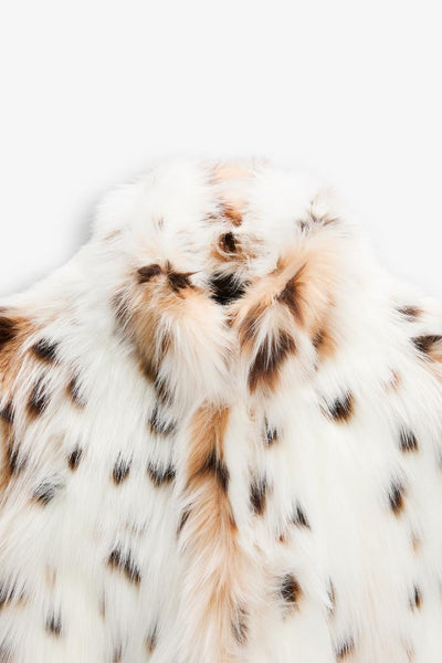 Raquel | Leopard Print Faux Fur Jacket