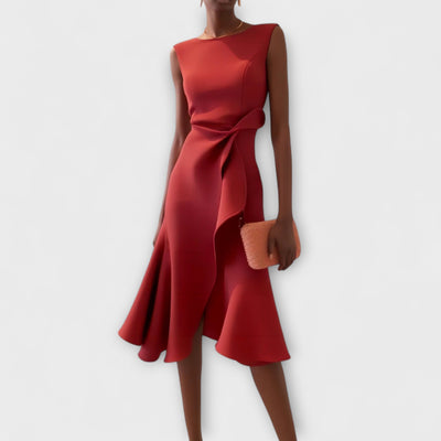 Danica – Draped Midi for Special Moments