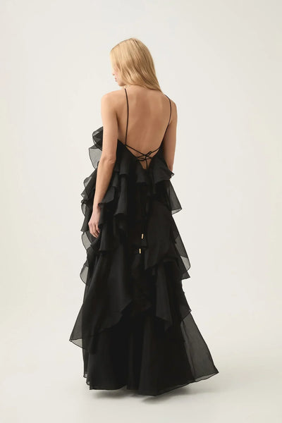Autumn – Layered Tie-Strap Maxi Dress