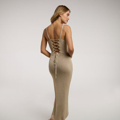 Marina™ | Sunset Laced Knit Maxi Dress