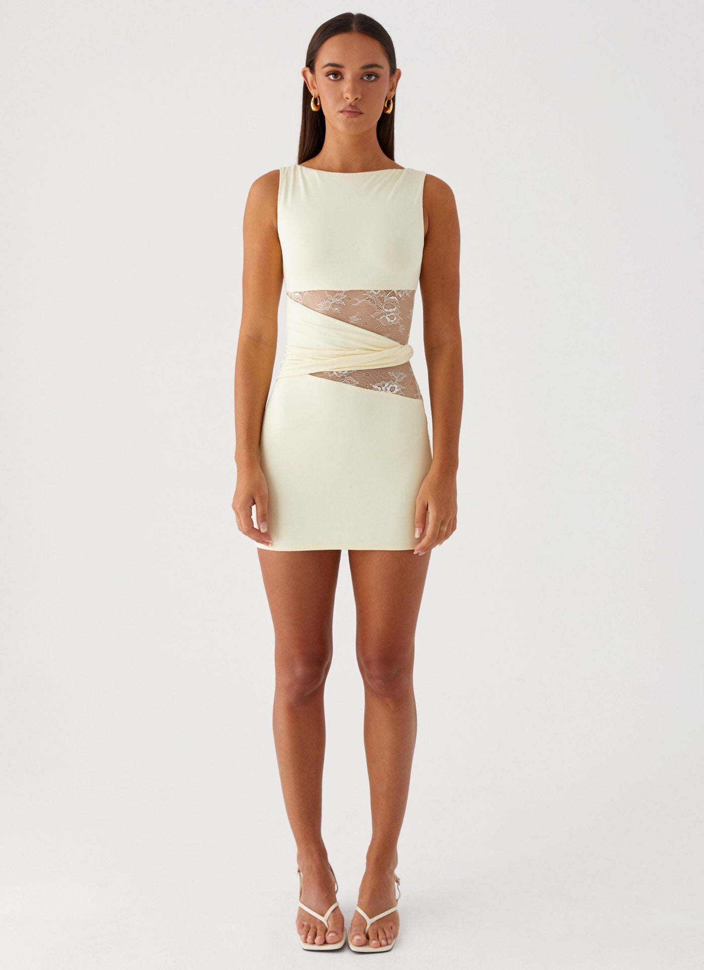 Elina™ | Blush Drop Mini Dress
