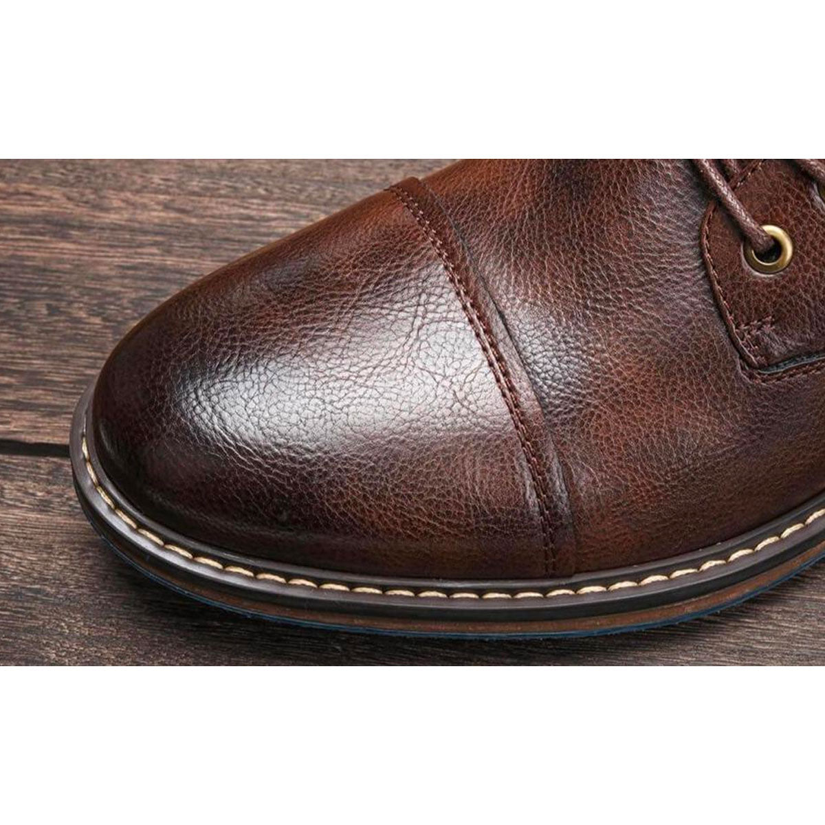 Ethan | Artisan Oxford Boots in Leather