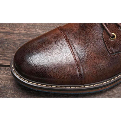 Ethan | Artisan Oxford Boots in Leather