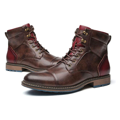 Ethan | Artisan Oxford Boots in Leather