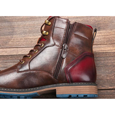 Ethan | Artisan Oxford Boots in Leather