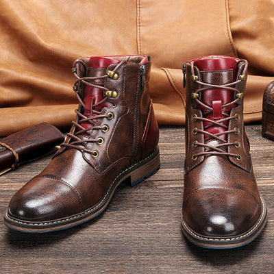 Ethan | Artisan Oxford Boots in Leather