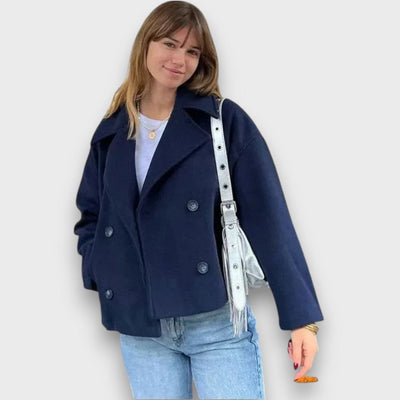 Pinalle | Short Coat With Notched Collar