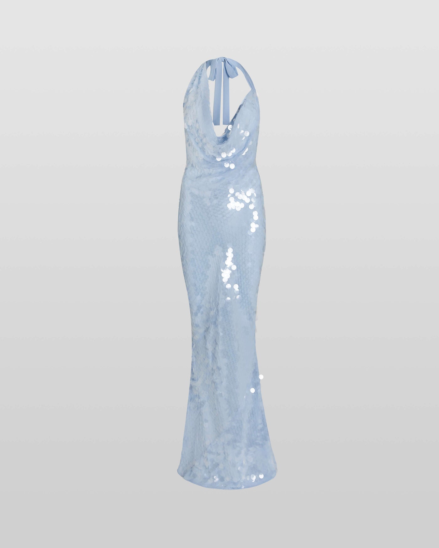 Naline™ | Sequin Halter Maxi Dress