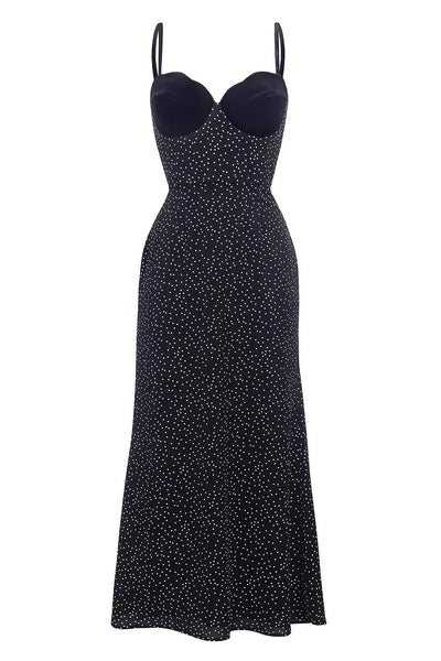Selina™ | Satin Slip Midi Dress