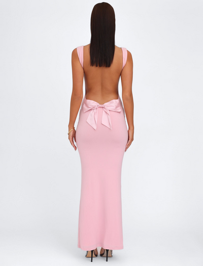 Danira™ | Elegant Bow Maxi Dress