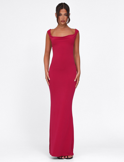 Danira™ | Elegant Bow Maxi Dress