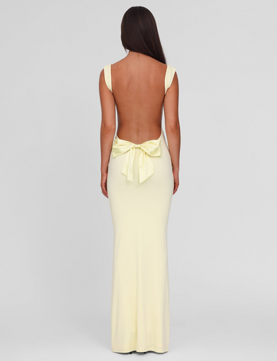 Danira™ | Elegant Bow Maxi Dress