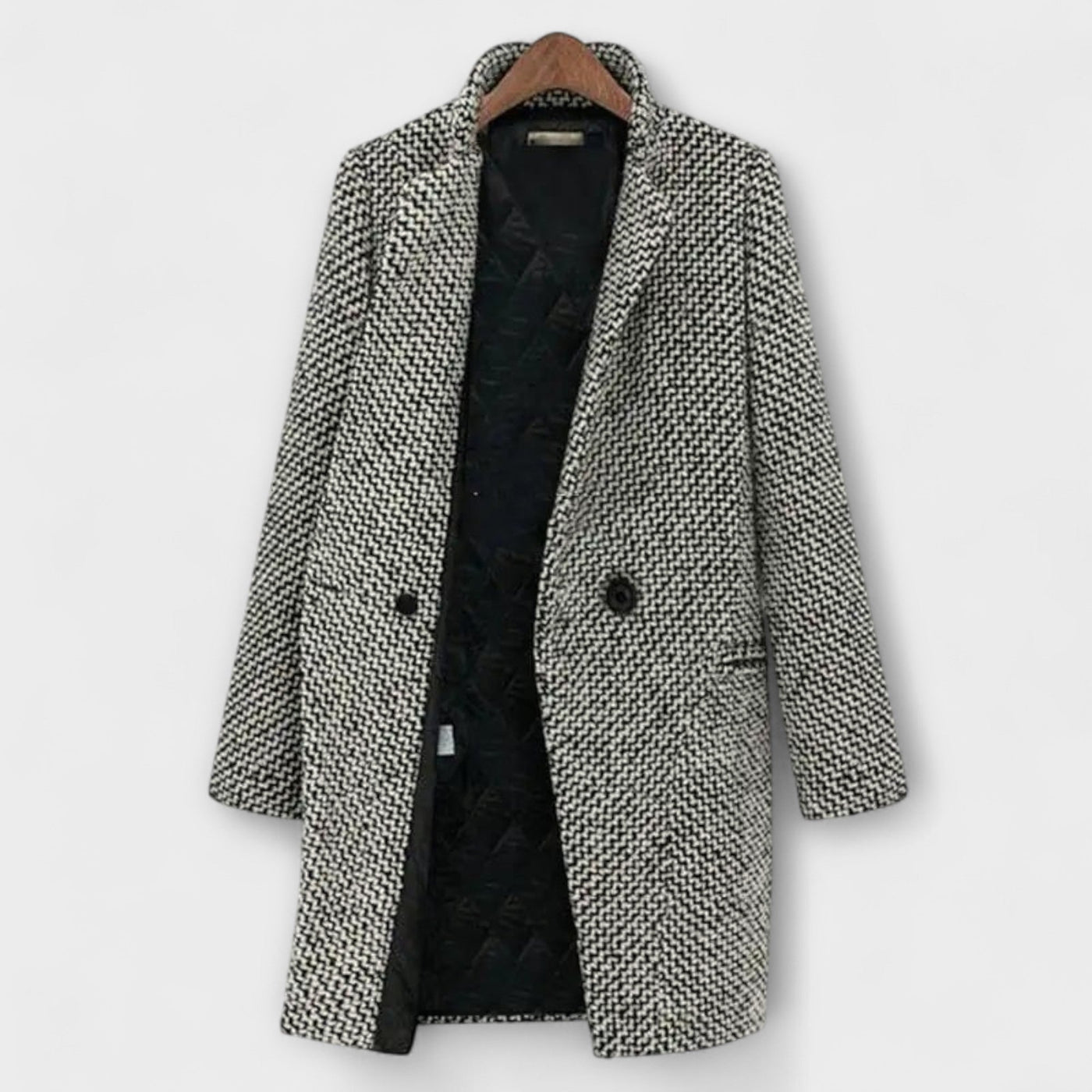 Gina – Timeless Heritage Houndstooth Coat