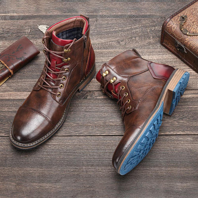 Ethan | Artisan Oxford Boots in Leather