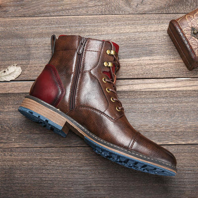 Ethan | Artisan Oxford Boots in Leather